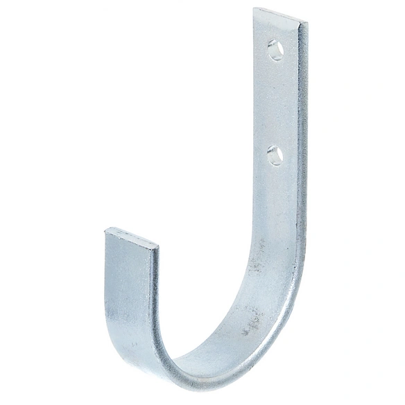 Wandhaken, Rohstahl, Silber
