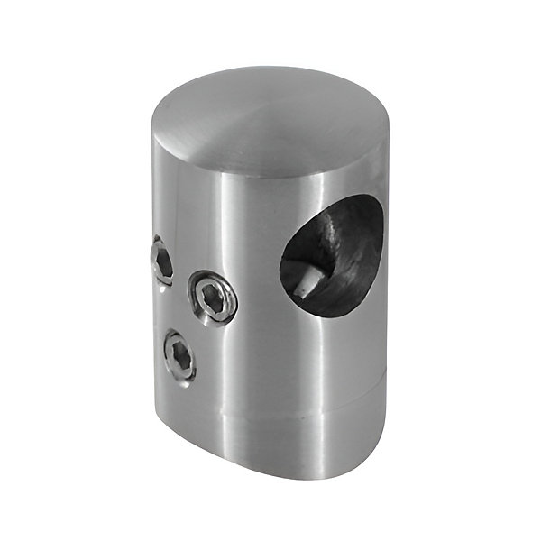 10 x Support de liaison transerval sur Tube diam. 42,4 pour Barre diam. 12 mm - Inox 304