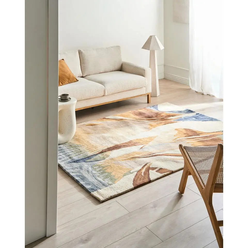 SWABI - Vloerkleed - Meerkleurig - 160 x 230 cm - Wol/Viscose