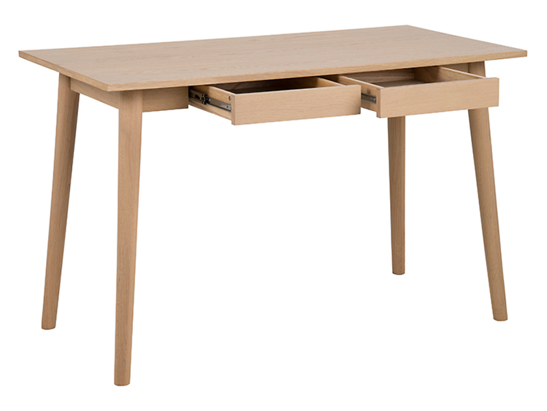 Biurko Marte 120 cm dąb bielony