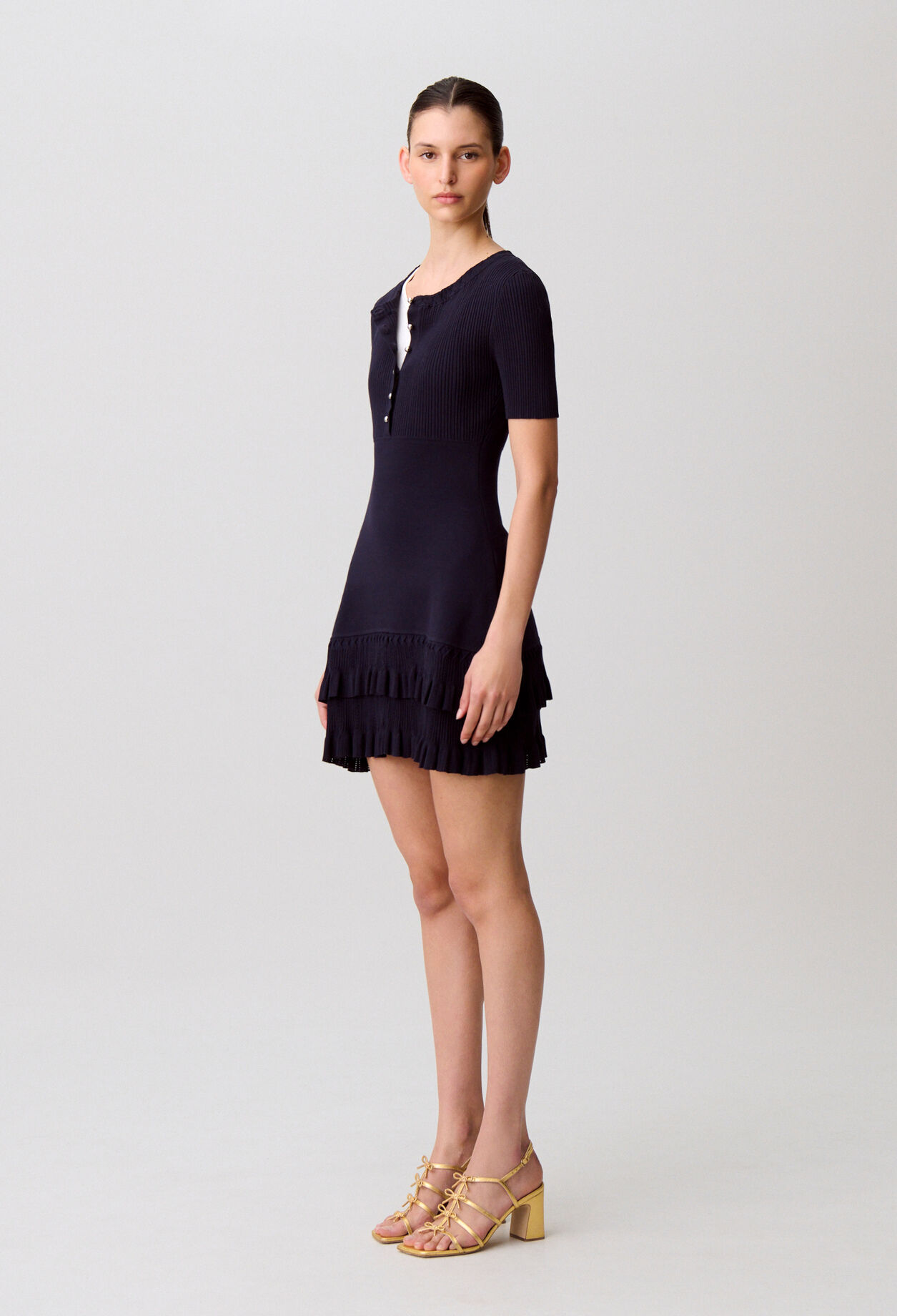 Robe maille ajustée