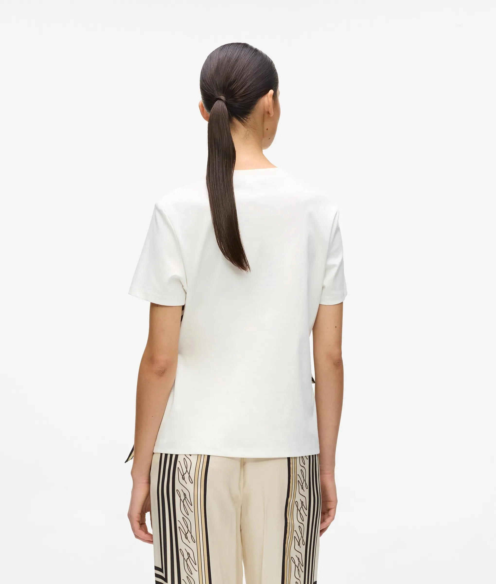 T-shirt à imprimé foulard