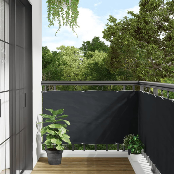 Markiza boczna Antracyt 75 x 400 cm vidaXL