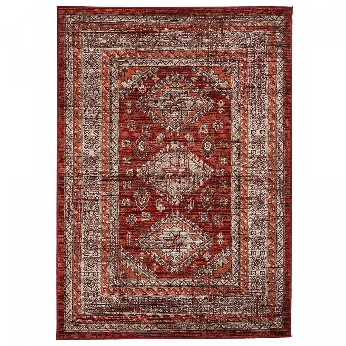 AF DAZOR - Tapis orient style rouge 80x150