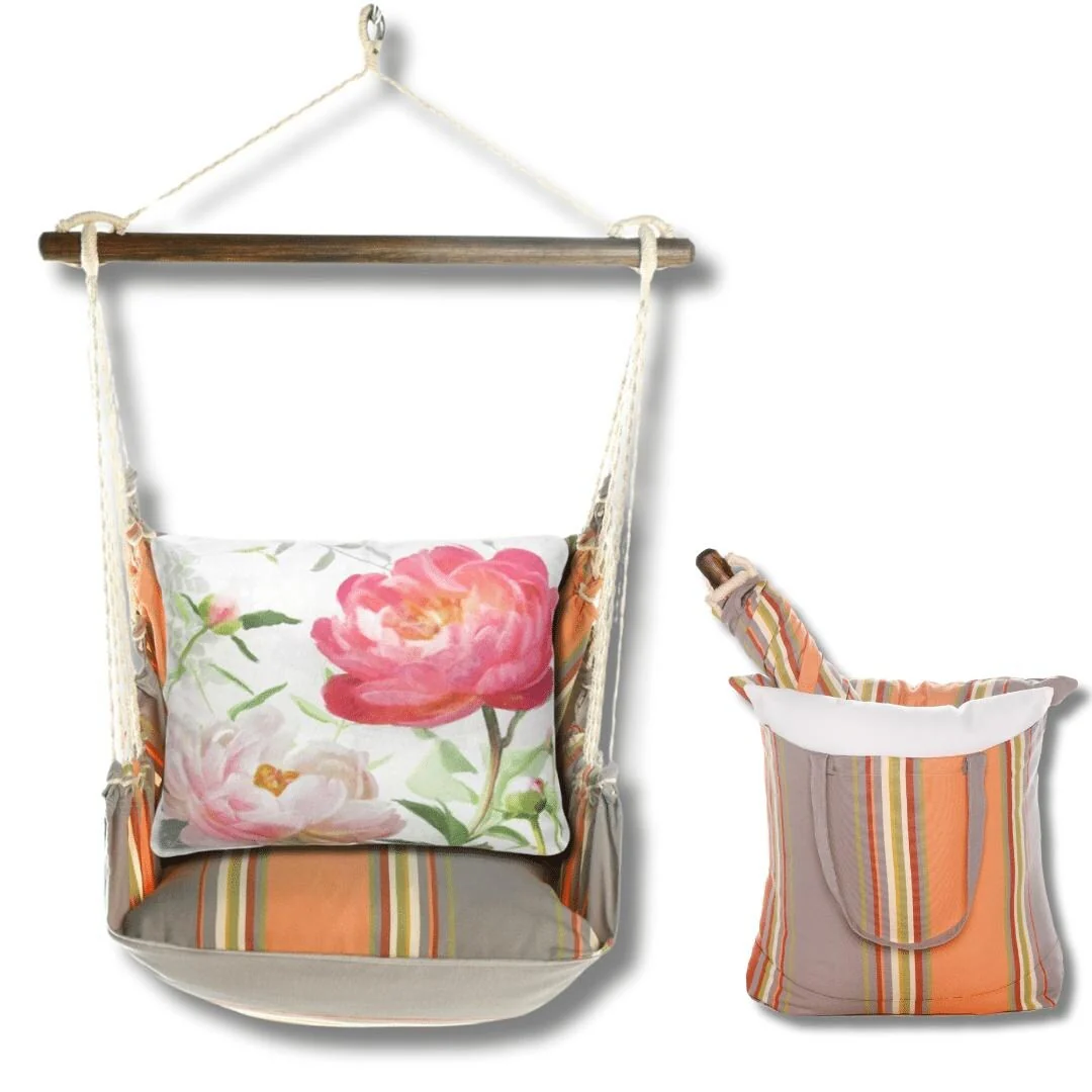 Magnolia Casual Swing Set 4 piece - Serene Sunset w/ Peony 2