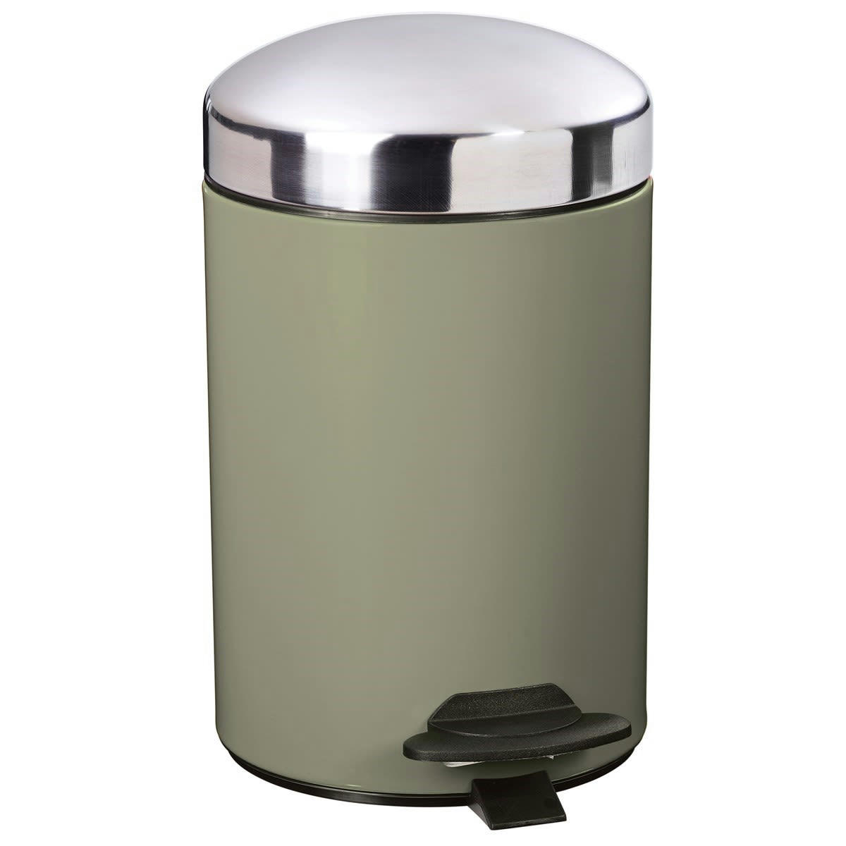 BONNY - Poubelle 3L en Métal Vert kaki