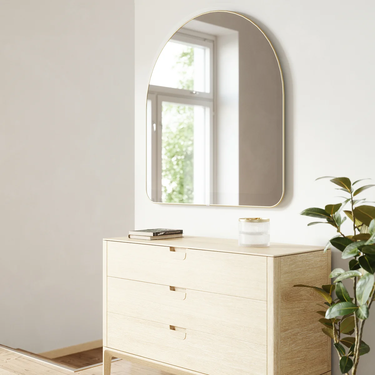 Umbra - Hubba Arched Wandspiegel