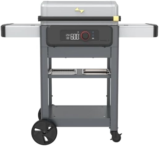 Current® Model G Griddle, Smart Electric Outdoor Flat Top BBQ Grill with 200°F to 600°F Range for Searing & Roasting, Digital Precision, Apartment-Friendly & Weather-Resistant, Moon Dust