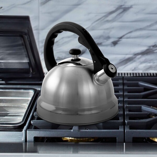 1.7 Quart Brushed Stainless Steel Tea Kettle