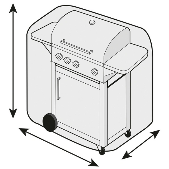 Abdeckhaubefür Grills, beige