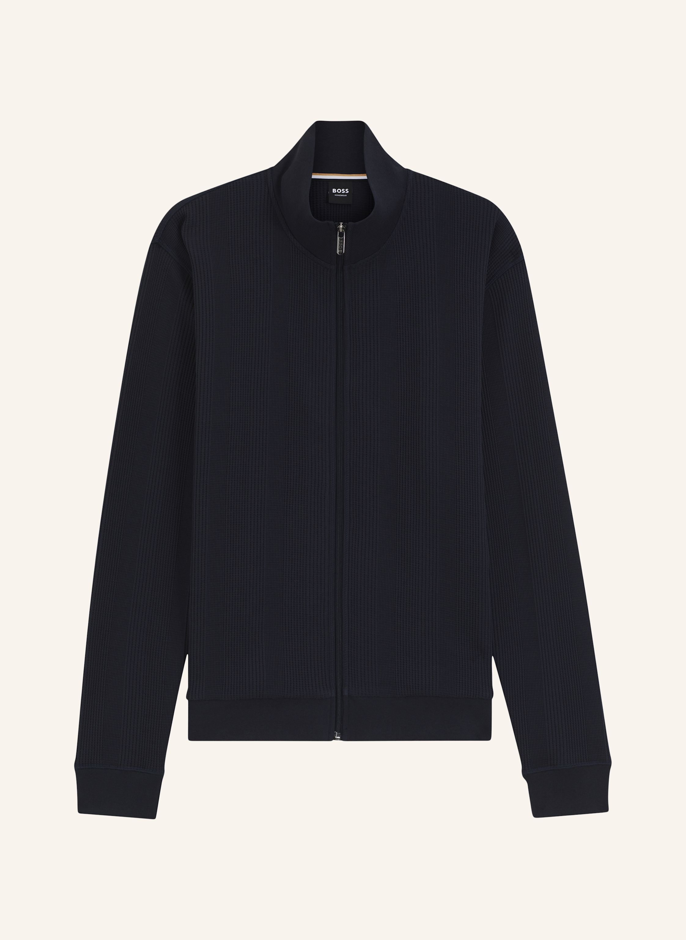 BOSS Loungewear Jacke STRUCTURE ZIP JACKET Regular Fit
