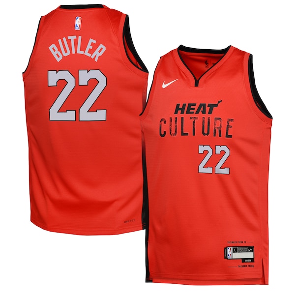 Jimmy Butler Miami Heat Nike Youth 2024/25 Swingman Player Jersey - City Edition - Red