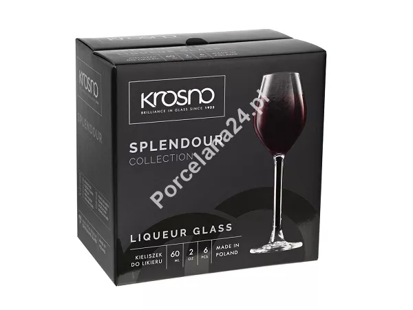 Kpl. kieliszków do wódki / likieru 60 ml (6szt.) Krosno - Splendour (Sensei / Passion) 8187