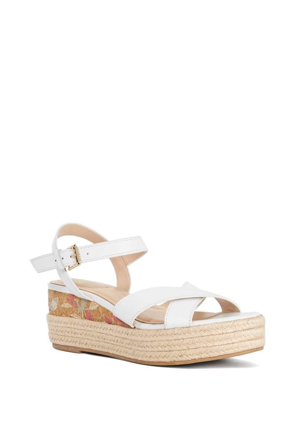 Dune London Kalmias' Leather Wedges