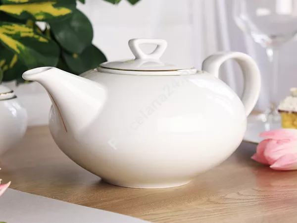 Garnitur do herbaty na 12 osób (39 el.) Chodzież - Yvonne 3603 ZŁOTA LINIA