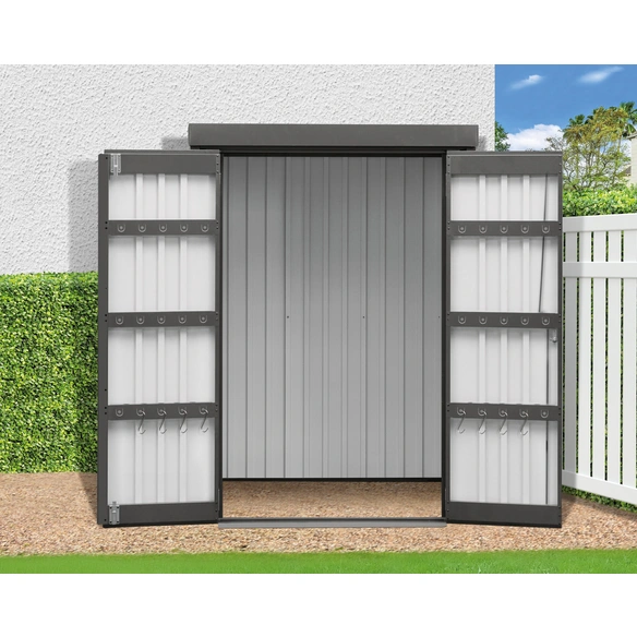 Geräteschrank, Stahl, Flachdach, 1.21m²