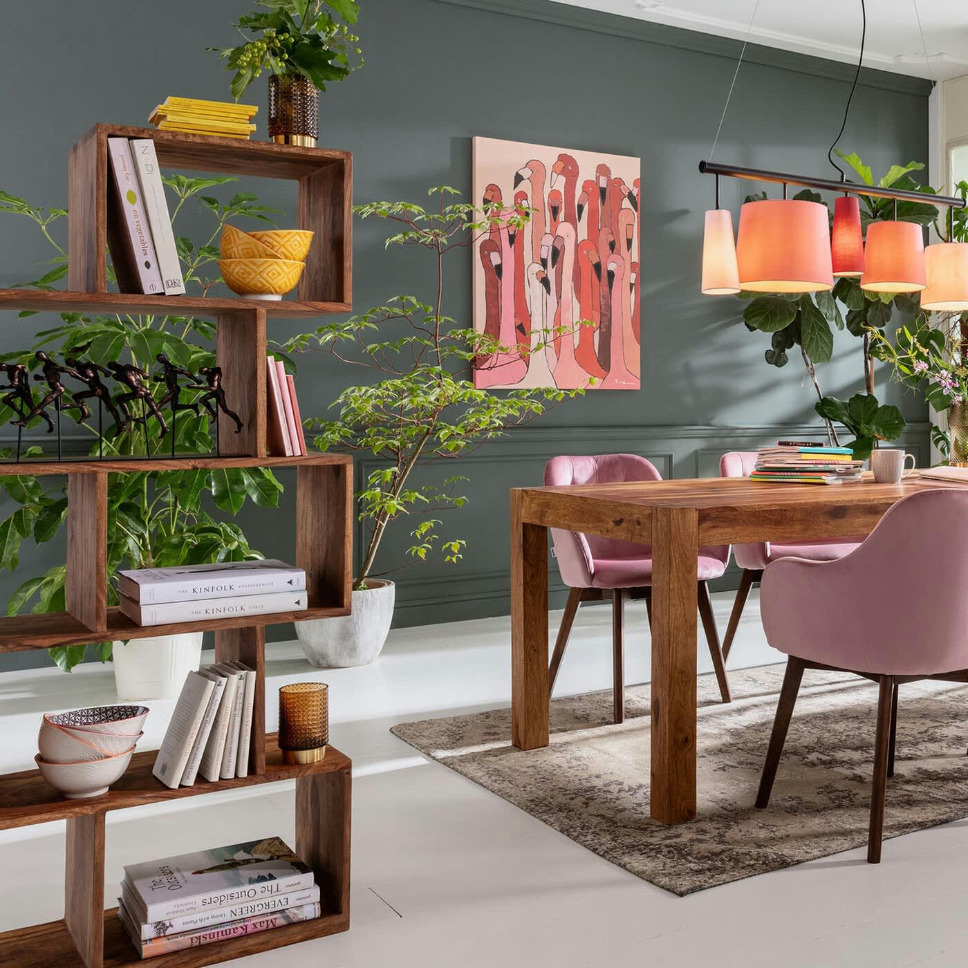 AUTHENTICO - Etagère 150cm en sheesham massif