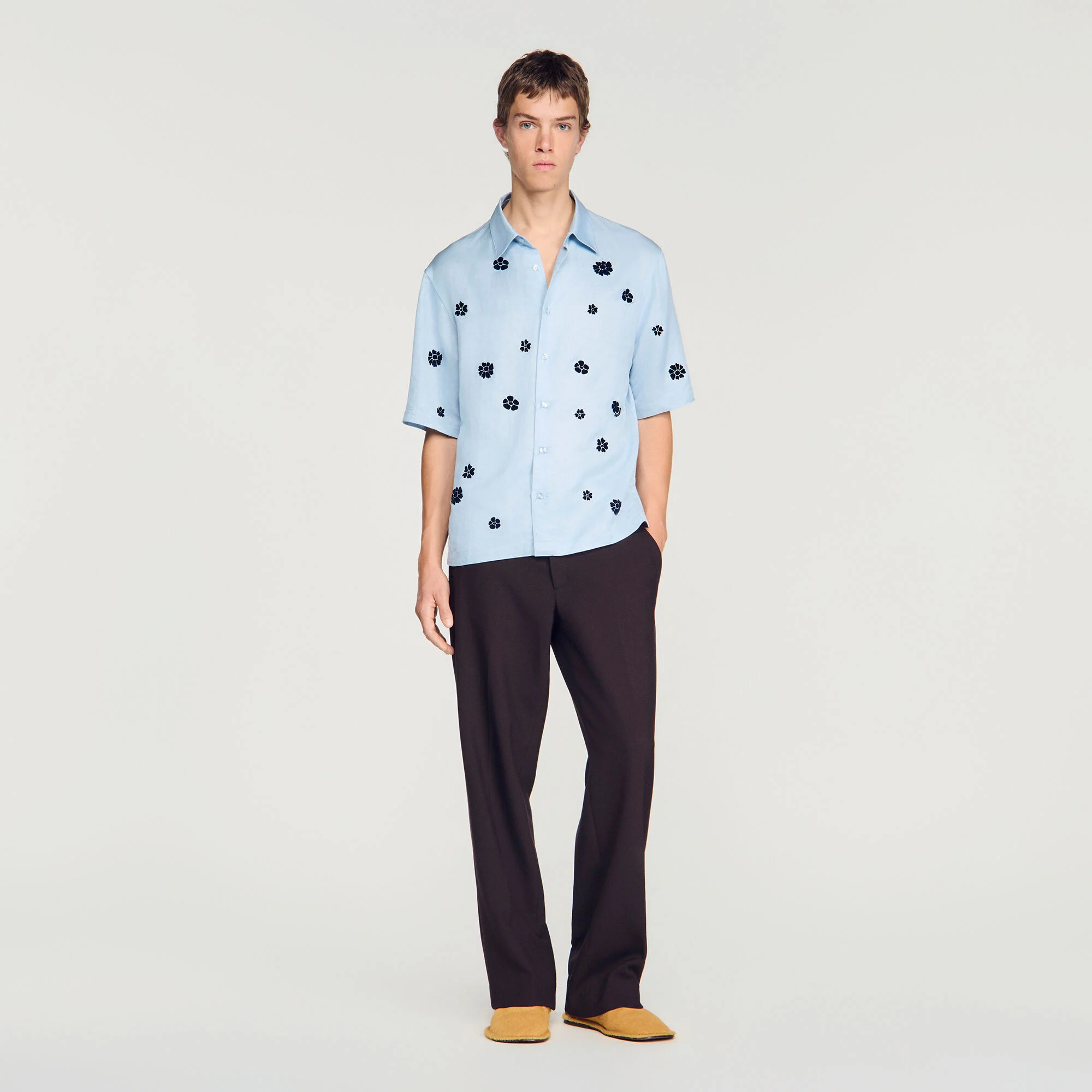 Chemise fluide imprimé fleur