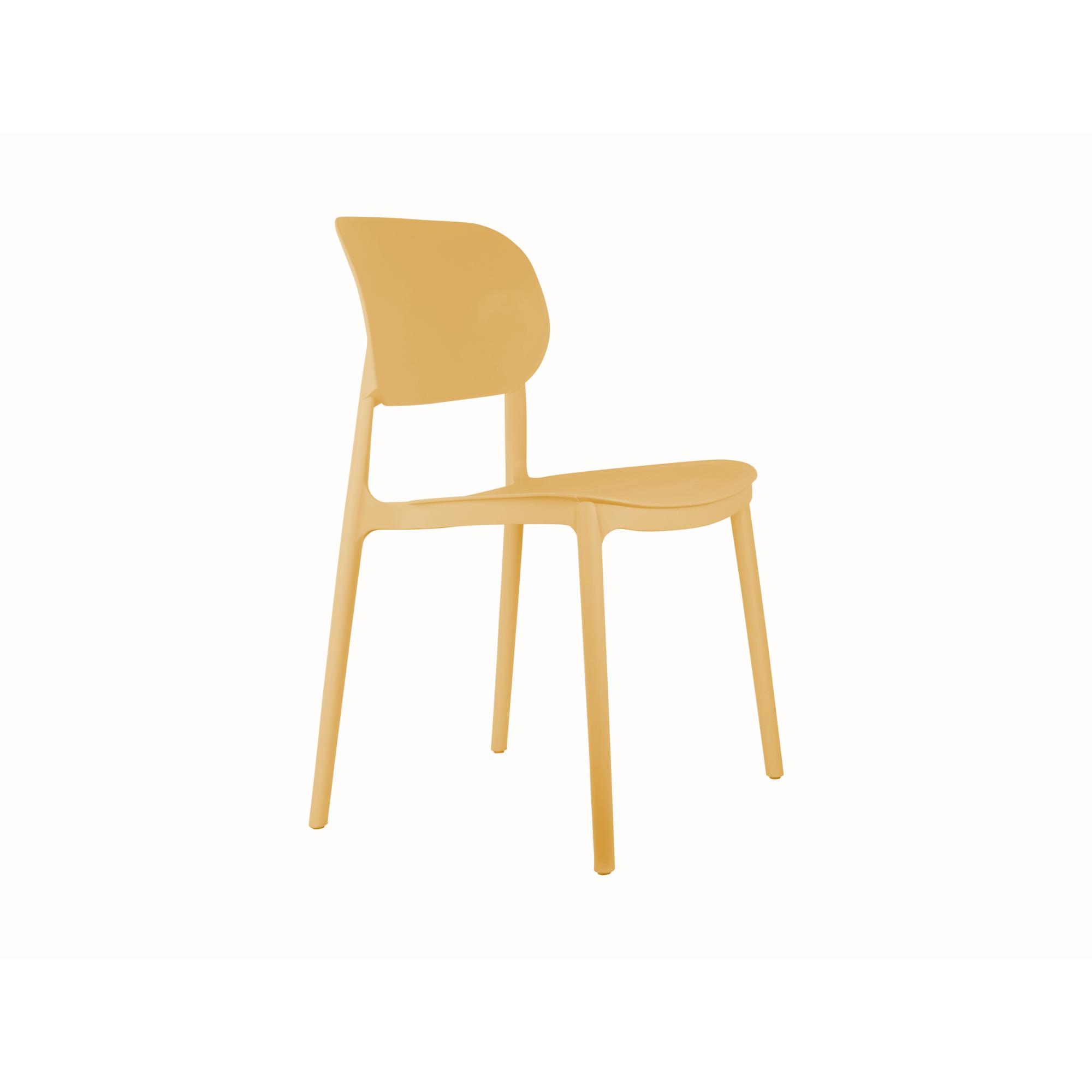 Leitmotiv stoel Cheer - bruin - 49x42x81.5cm