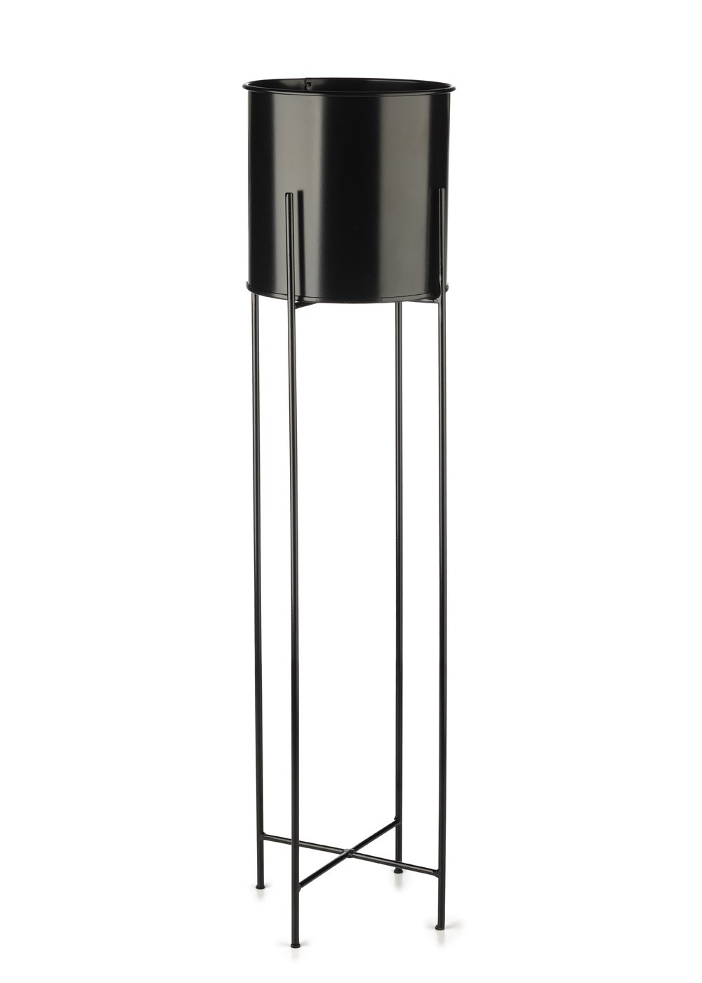 Kwietnik na kwiaty osłonka 95 cm czarny LOFT