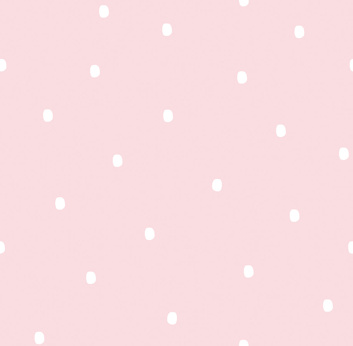 Sanders & Sanders behang stippen zacht roze en wit - 53 cm x 10 m - 640466