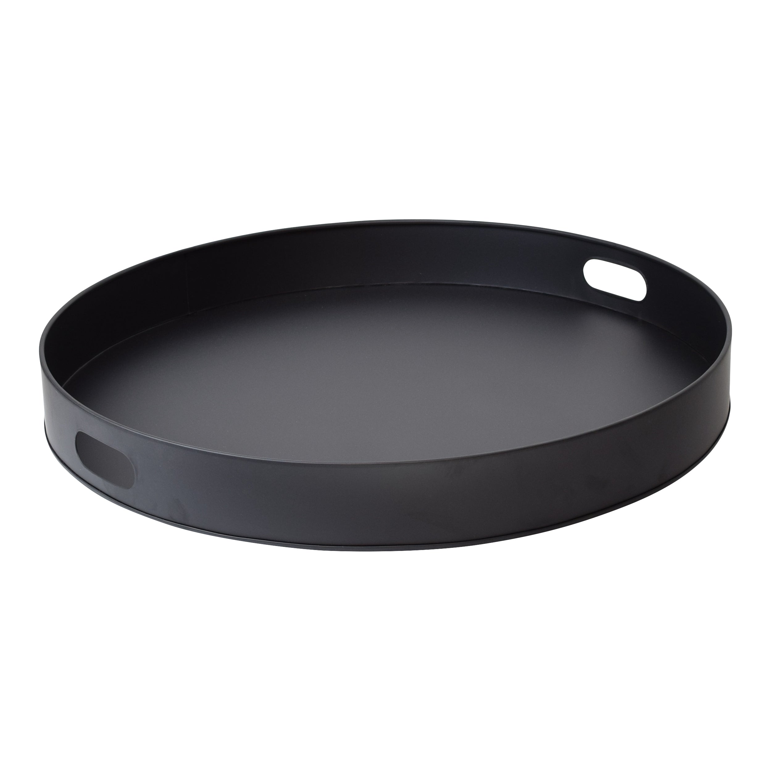 LOFT42 Tray Metalen Dienblad – Zwart – Ø60 cm