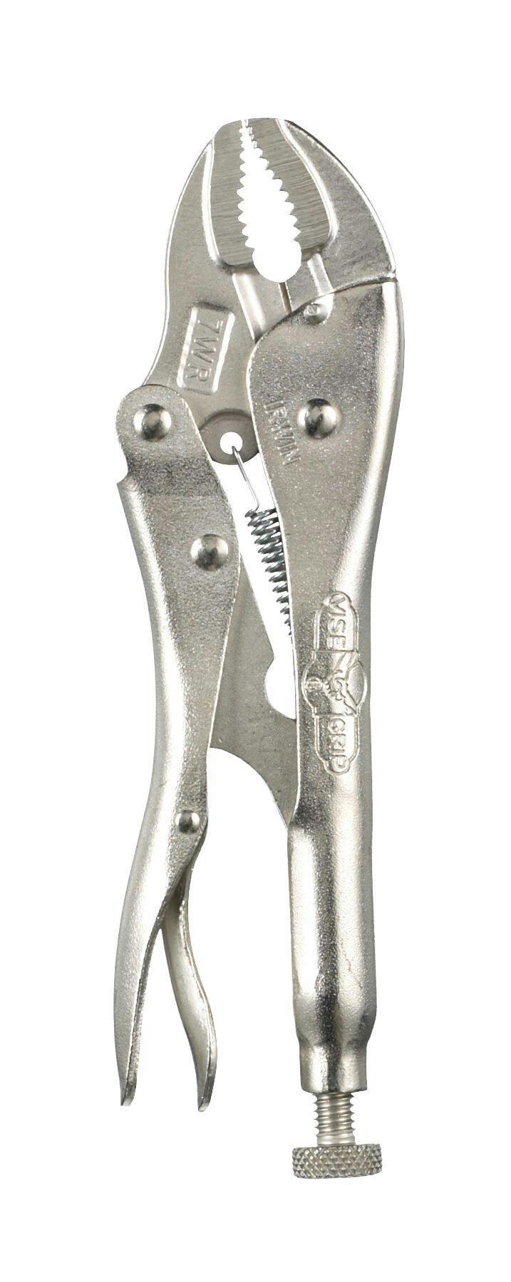 IRWIN 702L3 Vise-Grip 7WR Curved-Jaw Pliers, 1-1/2-in Jaw Capacity, 7-in