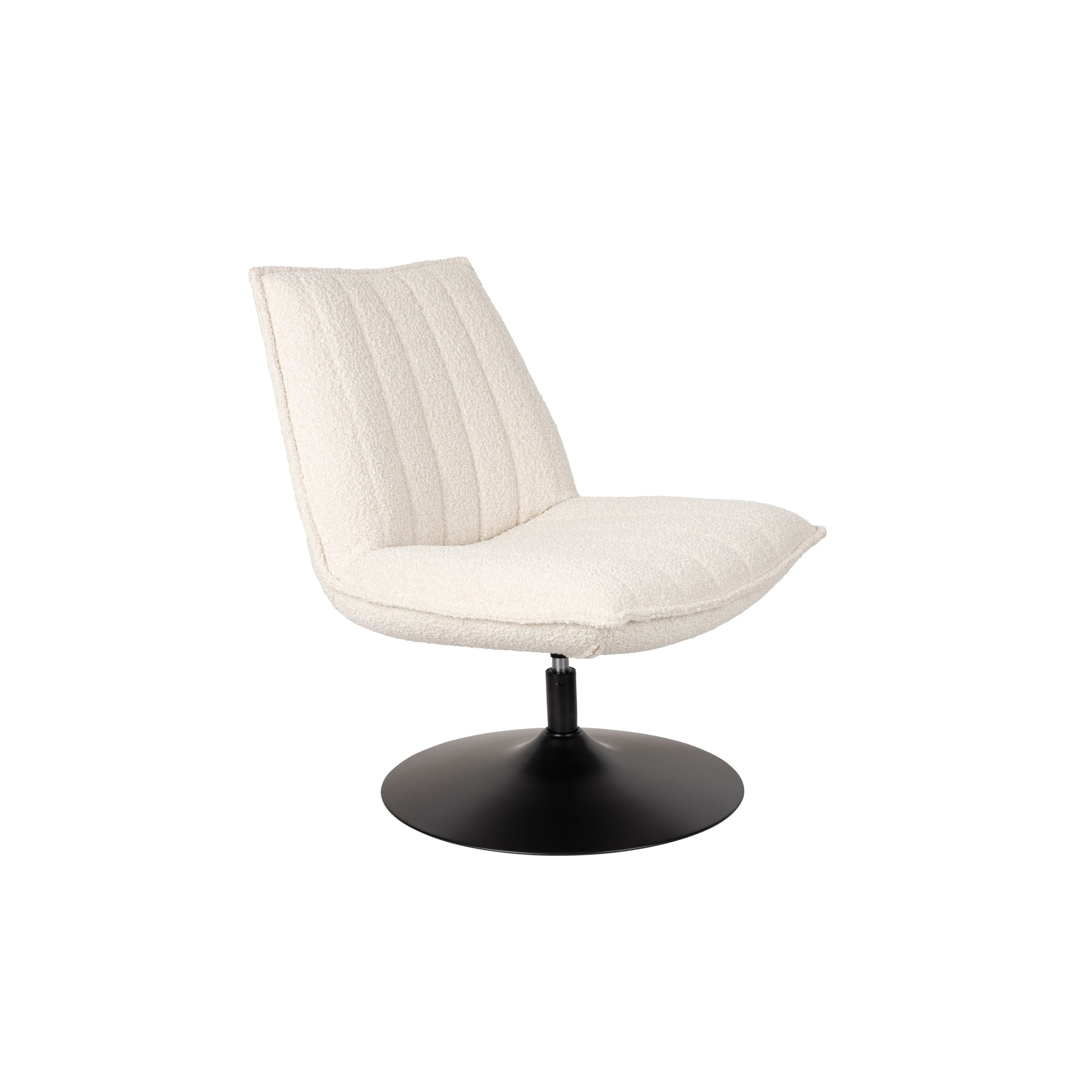 Housecraft Living Jax Fauteuil Gebroken Wit Bouclé
