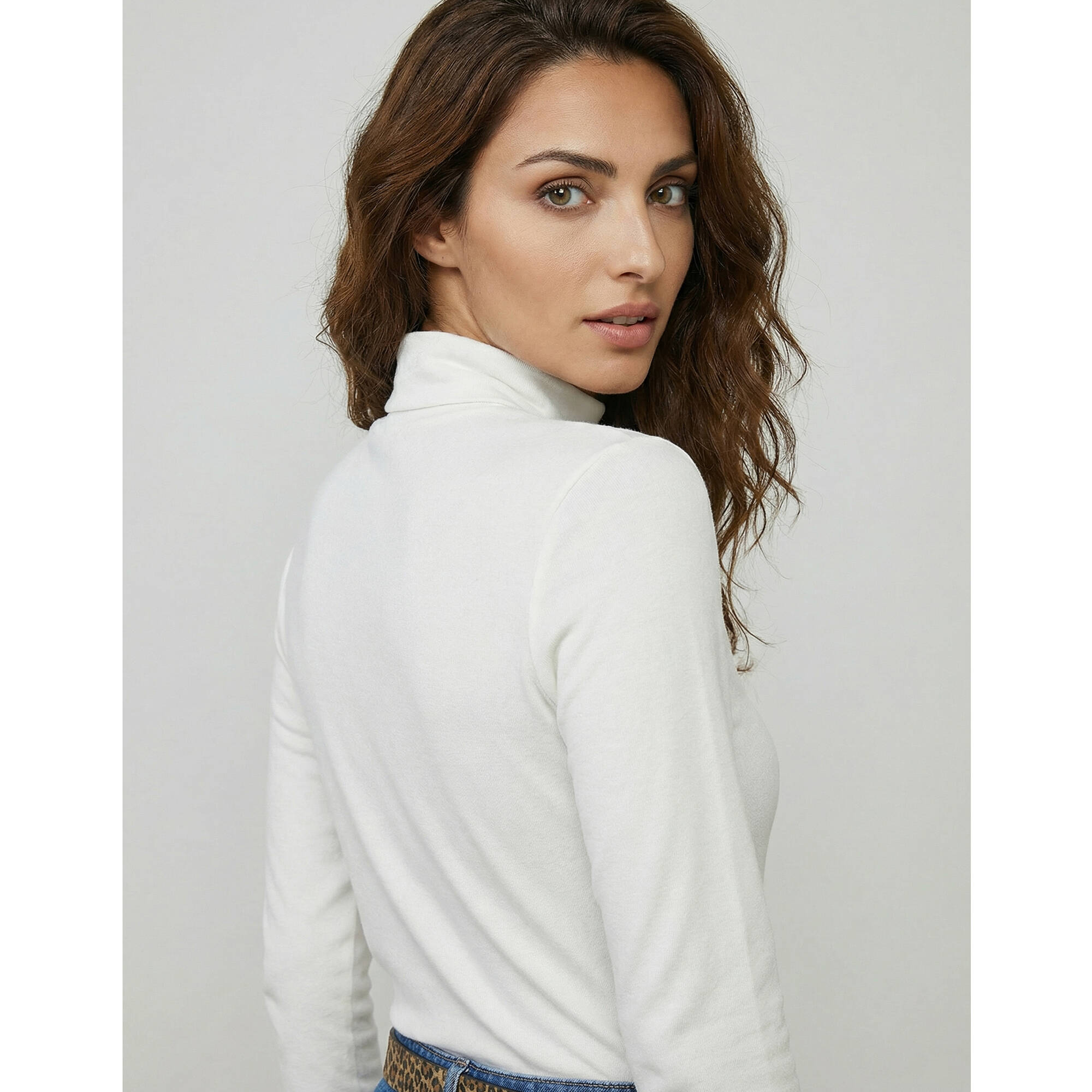 Sous-pull col roulé stretch
