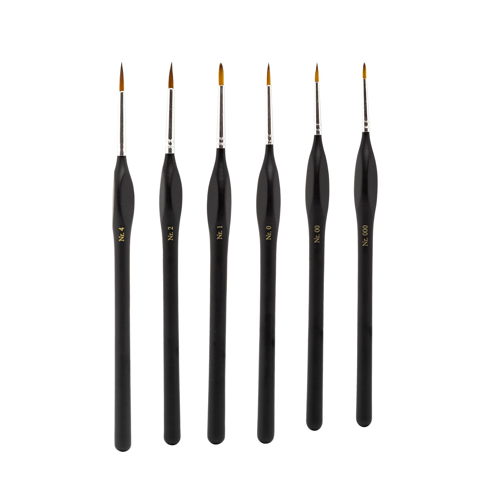 Modelcraft Fine Quality Synthetic Brush Set 6 Pack