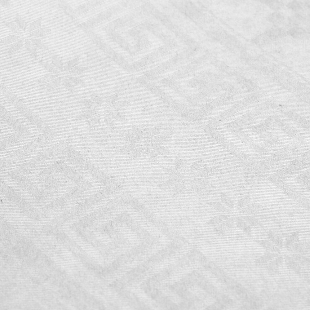 Nappe papier damassée blanc 118x600cm