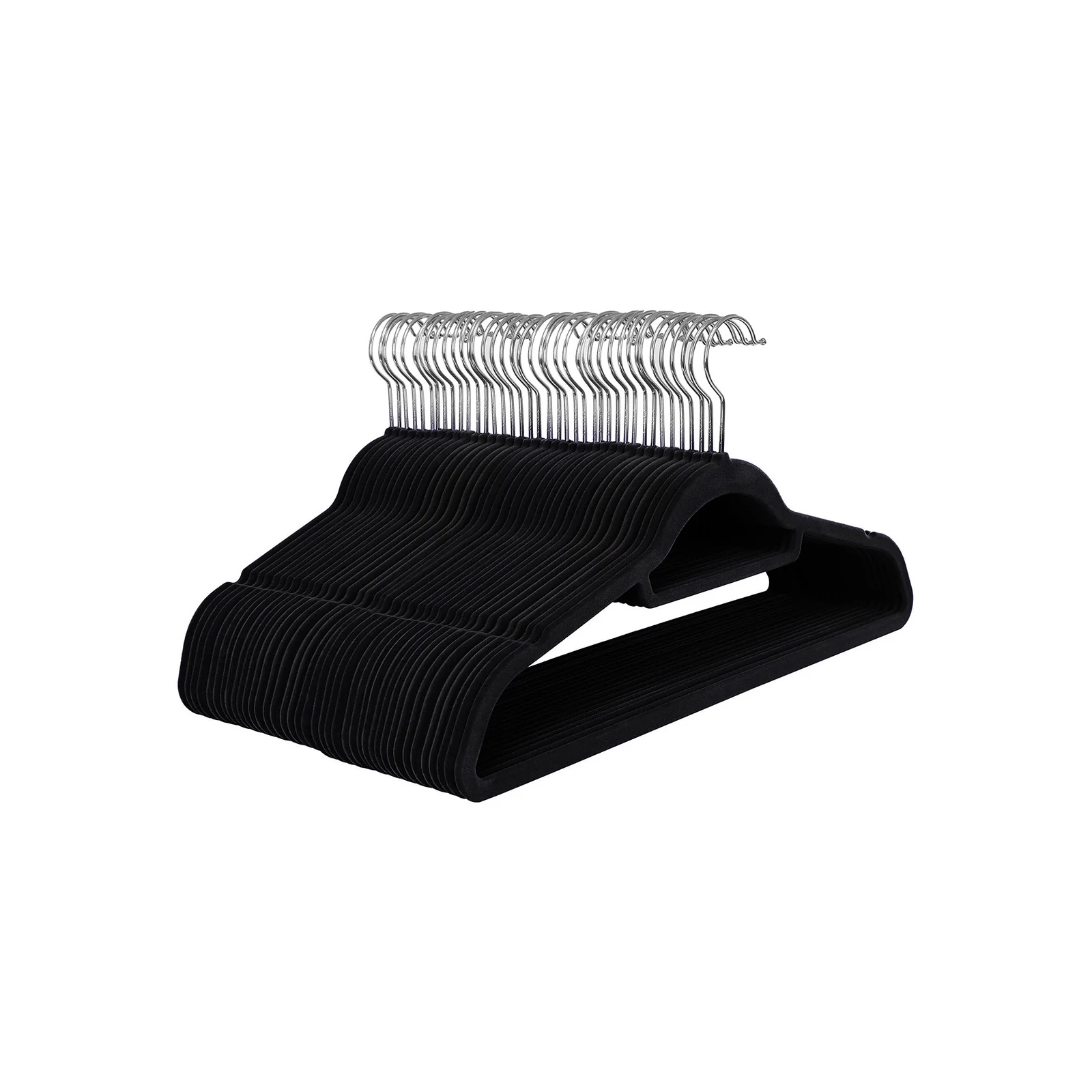 50 Cintres en velours pivotant antiglisse