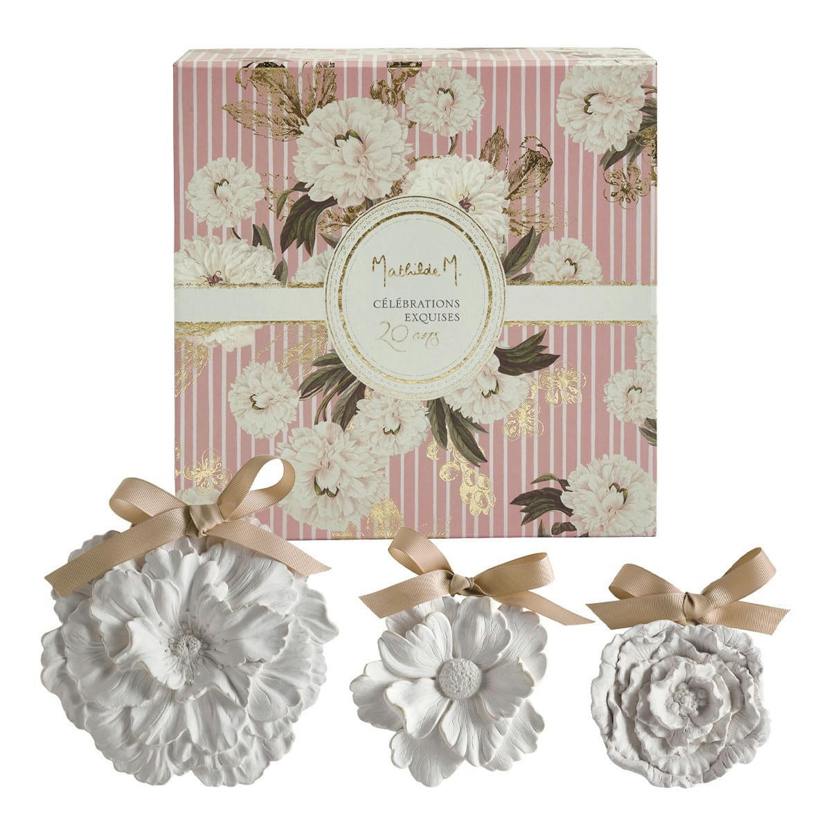 CÉLÉBRATIONS EXQUISES - Coffret de 3 fleurs parfumées - Figuier Dolce