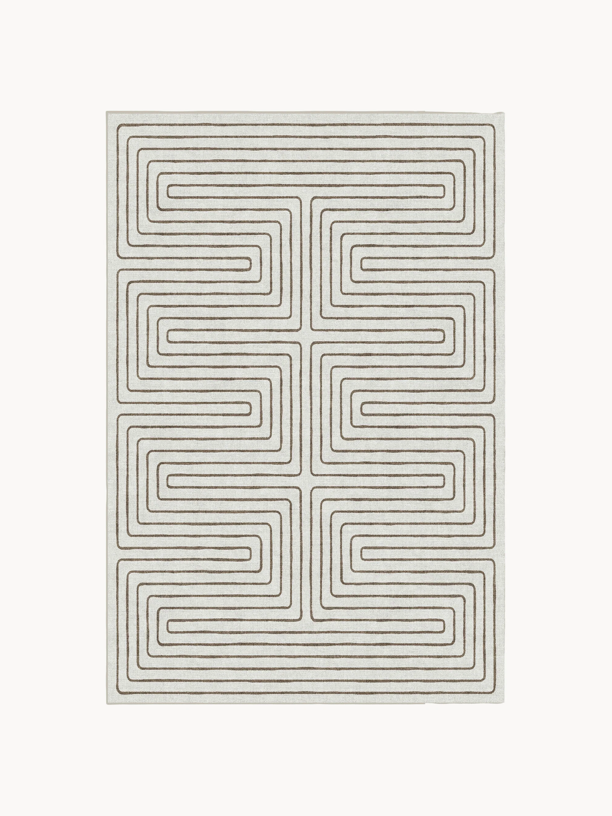 Waschbarer Teppich Labyrinth von Jonathan Adler