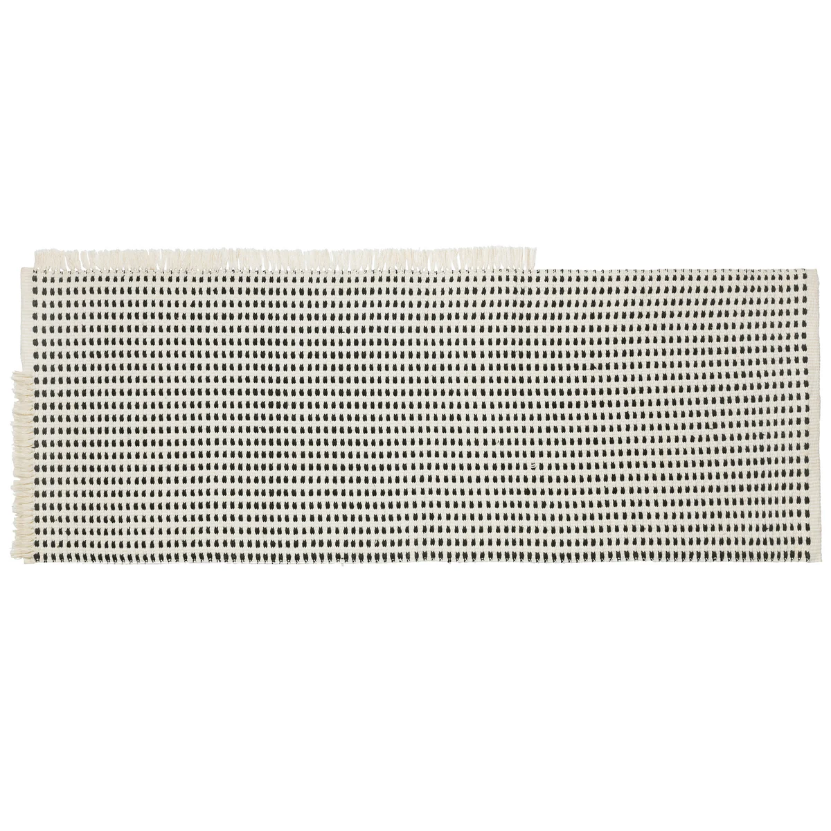 Ferm Living - Way Outdoor Läufer, 180 x 70 cm, off-white / blau