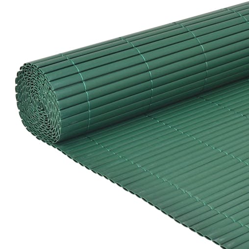 NNEVL Double-Sided Garden Fence PVC 90x500 cm Green