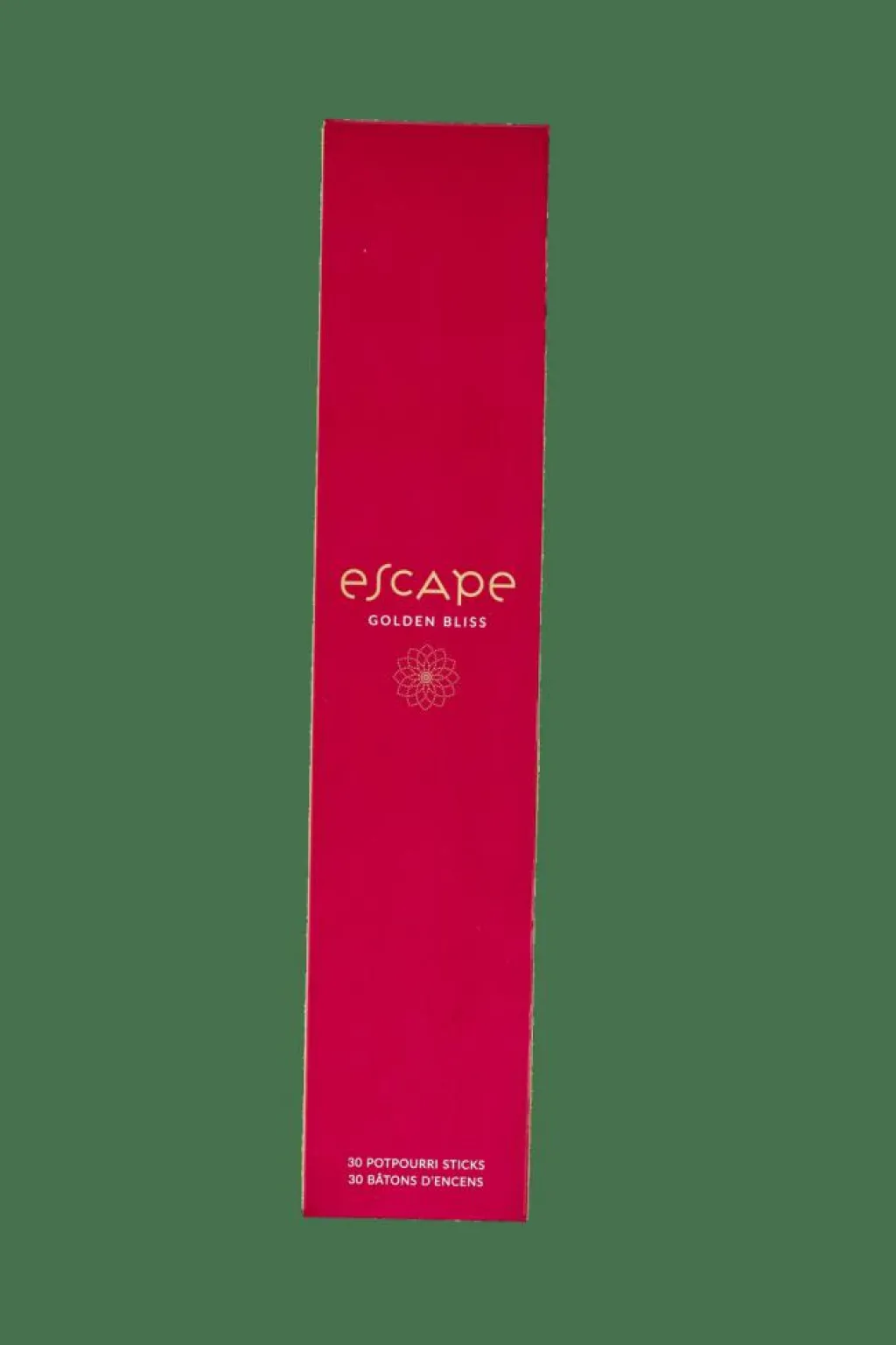 Articles Parfumés^CASA ESCAPE GOLDEN BLISS Encens 30 Bâtonnets Bordeaux