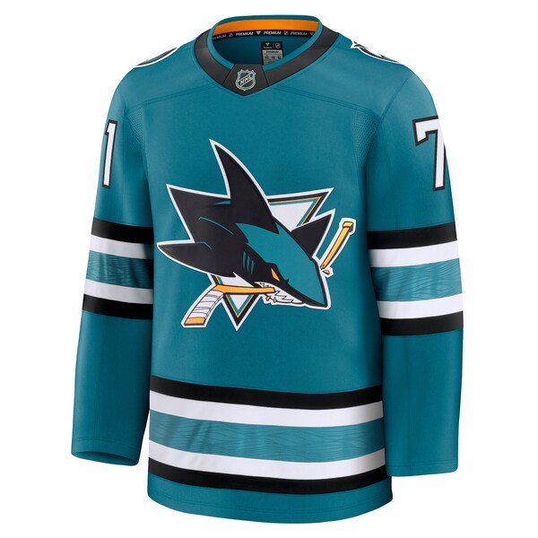 Macklin Celebrini San Jose Sharks  Home Premium Jersey - Teal