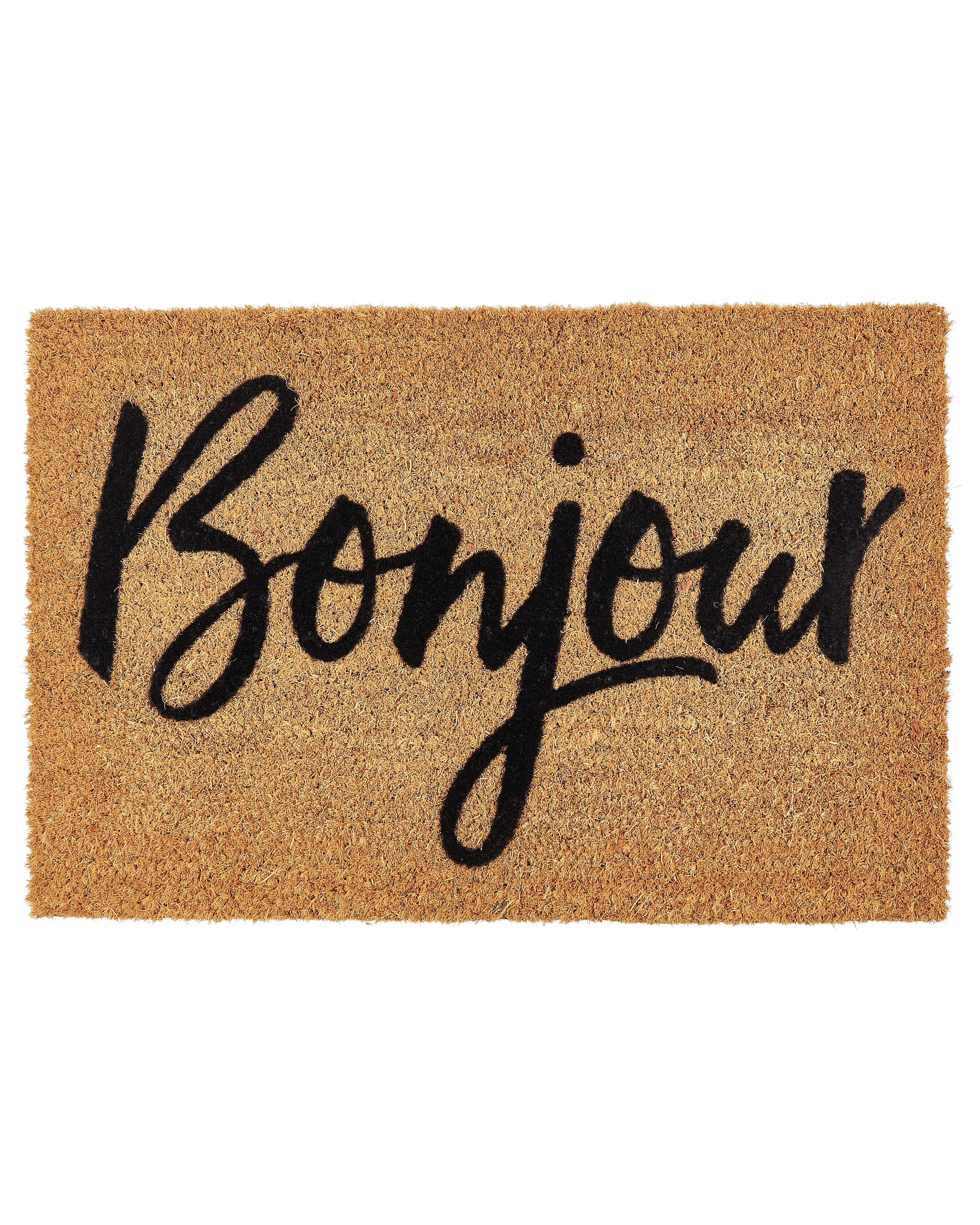 Doormat ASIR Natural 40 x 60 cm Text Coir
