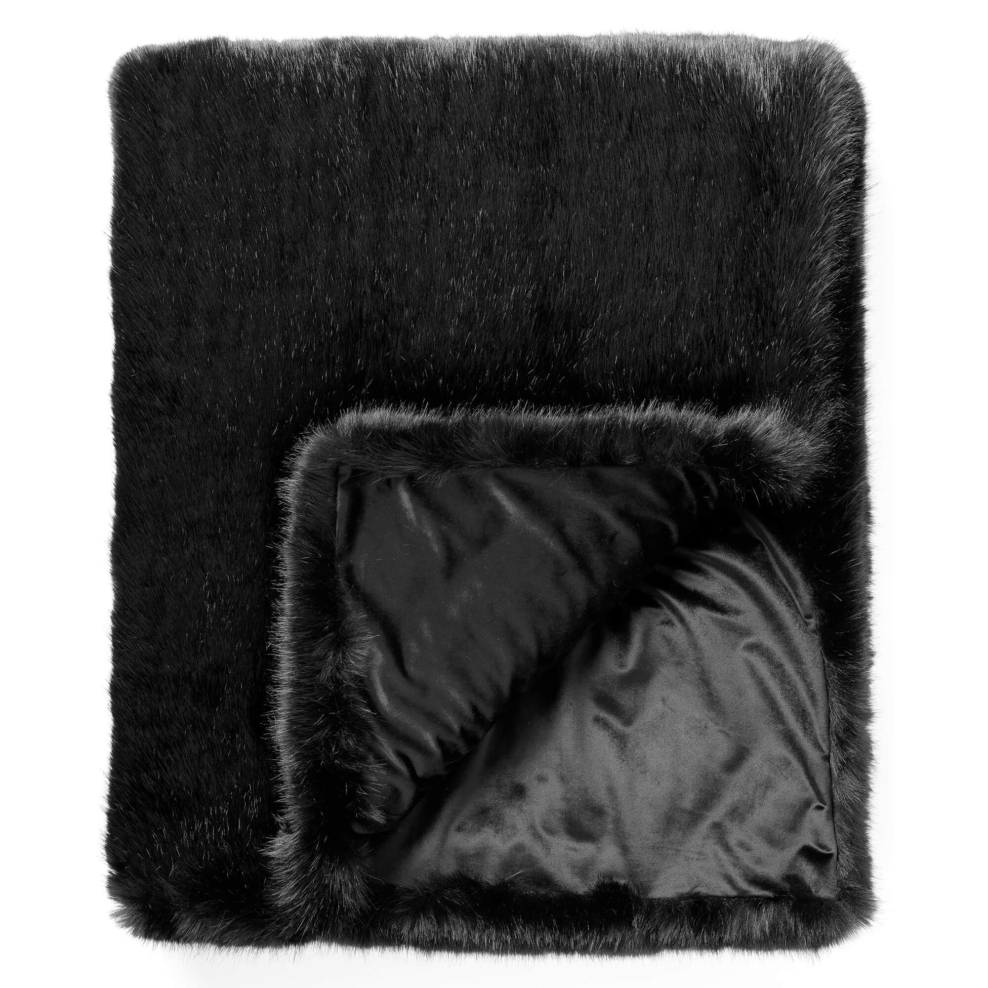 JULIETTE | plaid 140x180 cm | Raven | zwart | Hoii