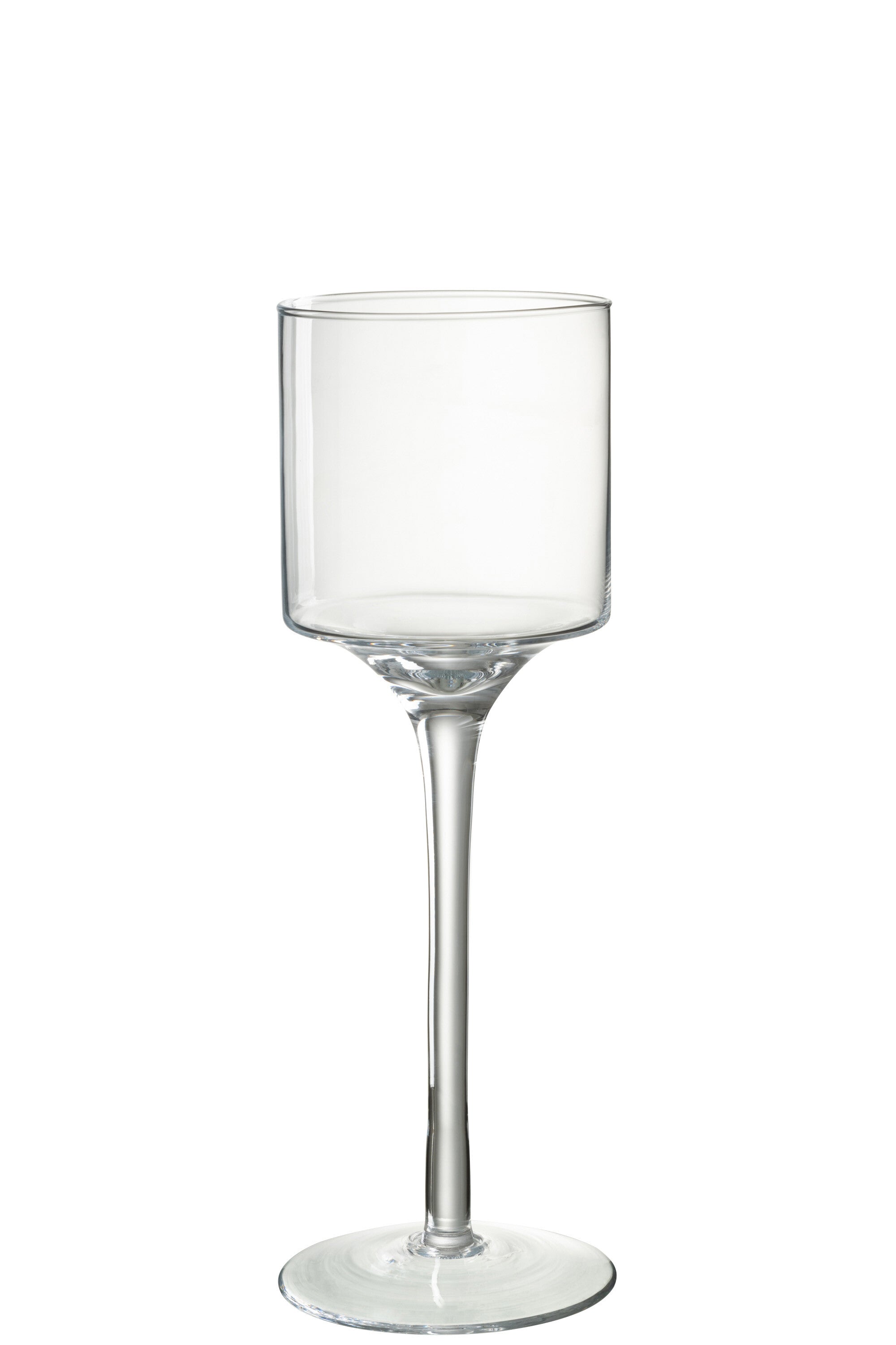 J-Line windlicht Seni - glas - transparant - medium