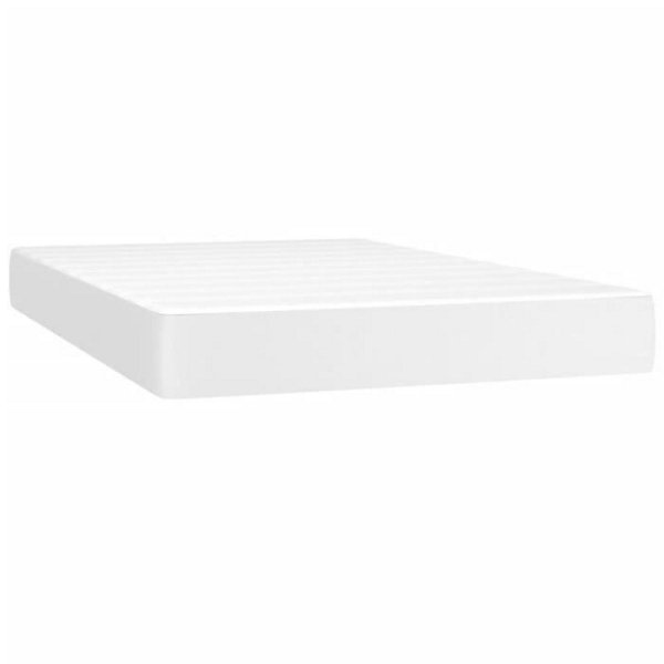 347763 vidaXL Matelas de lit à ressorts ensachés Blanc 120x200x20 cm.