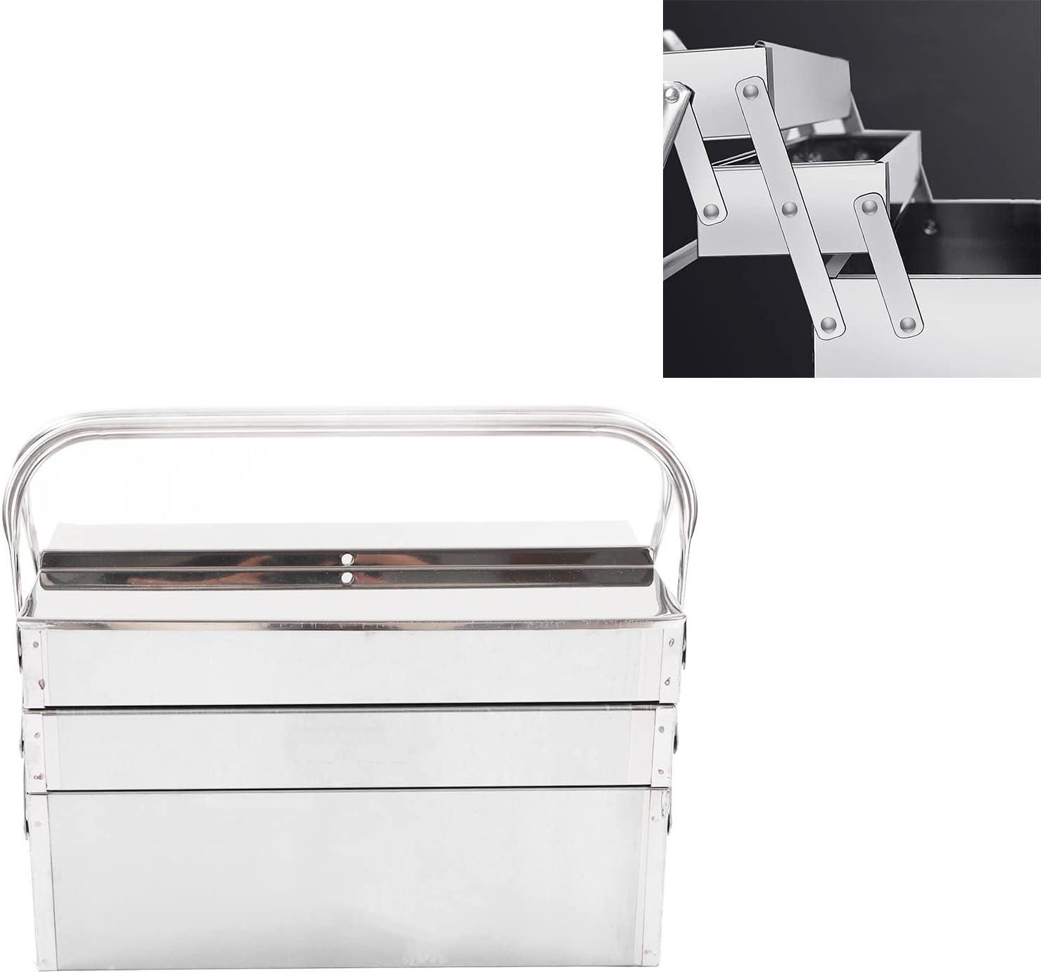 Metal Folding Interpreters -5 Trays Lived for the Car for Stainless Steel Players (420)