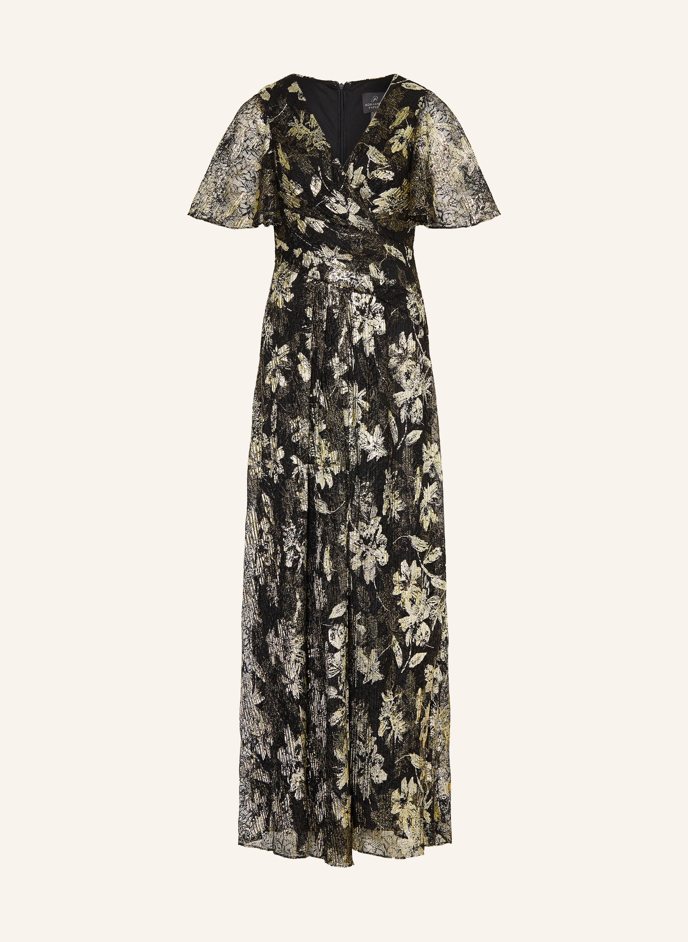 ADRIANNA PAPELL Abendkleid aus Spitze mit Glitzergarn