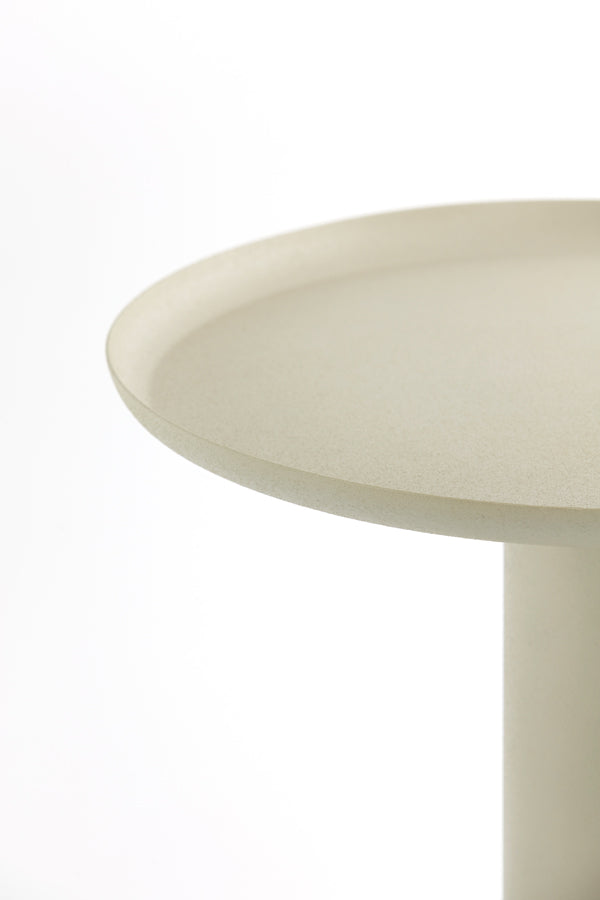 Light & Living bijzettafel MILAKI - Ø39x52cm - grijs