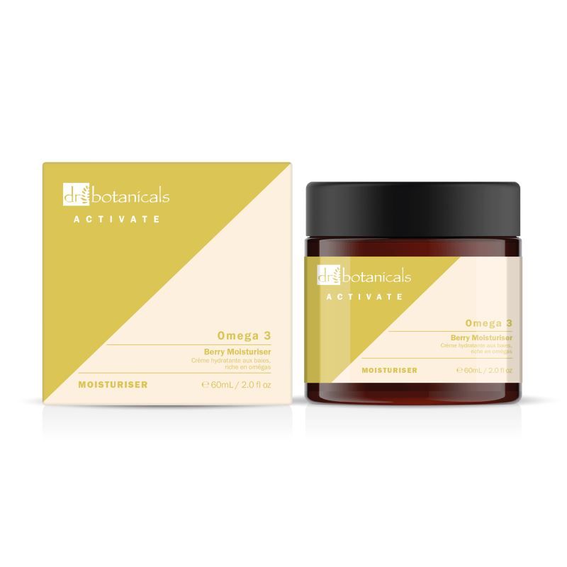 Dr. Botanicals Activate Omega 3 Berry Anti-Ageing Moisturiser 60ml x 2 Duo Set