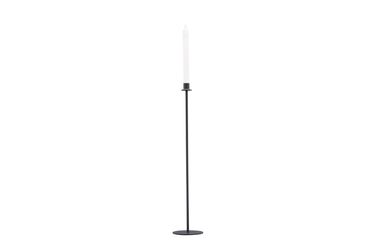 Rebellenclub Kaarsenhouder Salvian - zwart - Ø 12 cm