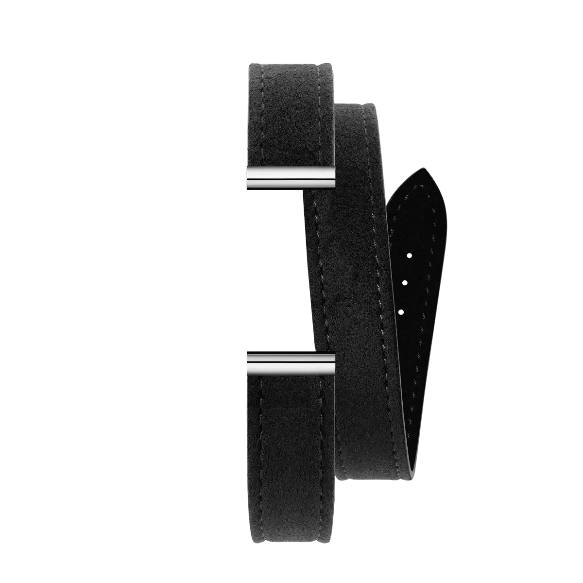 ANTARÈS – BRACELET DOUBLE – NOIR SUÉDÉ