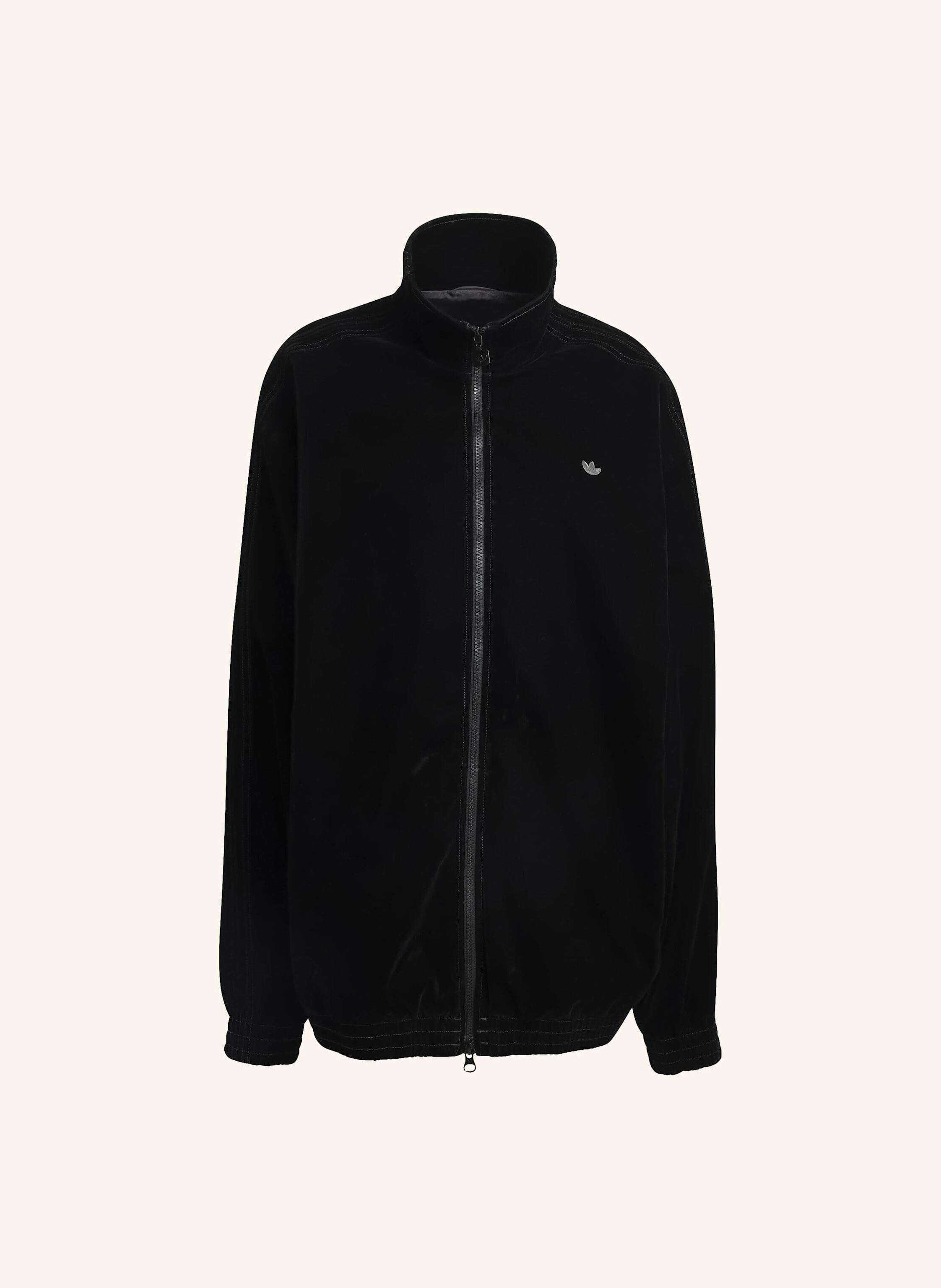 adidas Originals BRUSHED TWILL OVERSIZED FIREBIRD TRACK TOP
