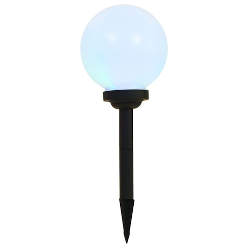 NNEVL Outdoor Solar Lamps 3 pcs LED Spherical 20 cm RGB